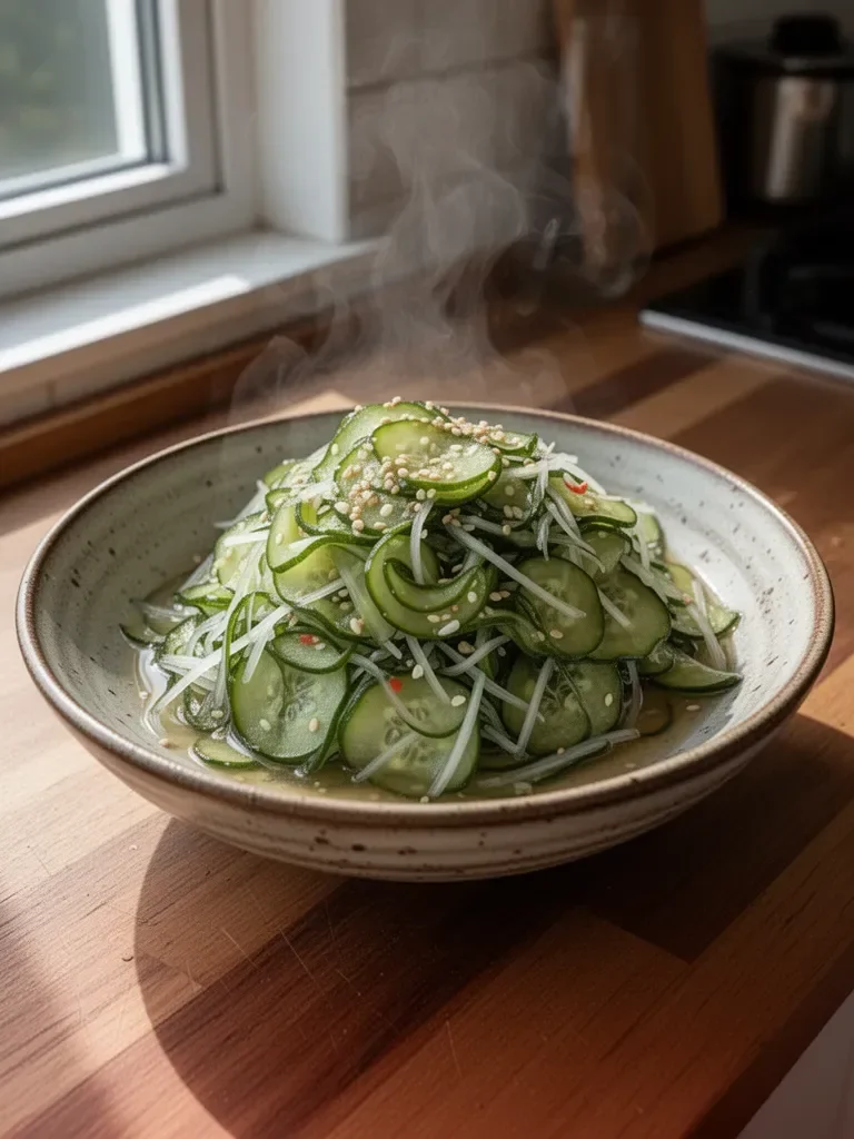 Sunomono (Japanischer Gurkensalat)