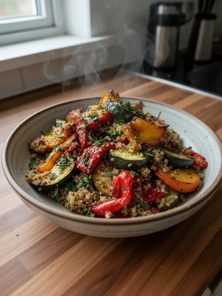 Unglaubliche Quinoa- und Röstgemüsesalat