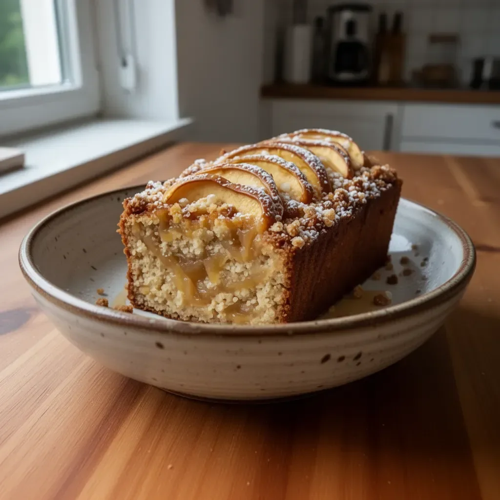 Saftiger Vollkorn-Apfelkuchen mit frischen Äpfeln und gesunden Zutaten