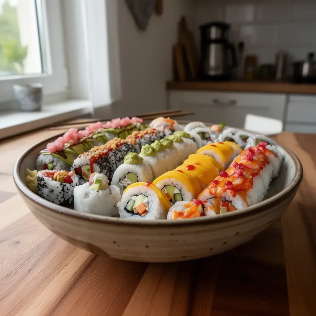 Einfache Sushi-Rezepte zum Selbermachen zu Hause