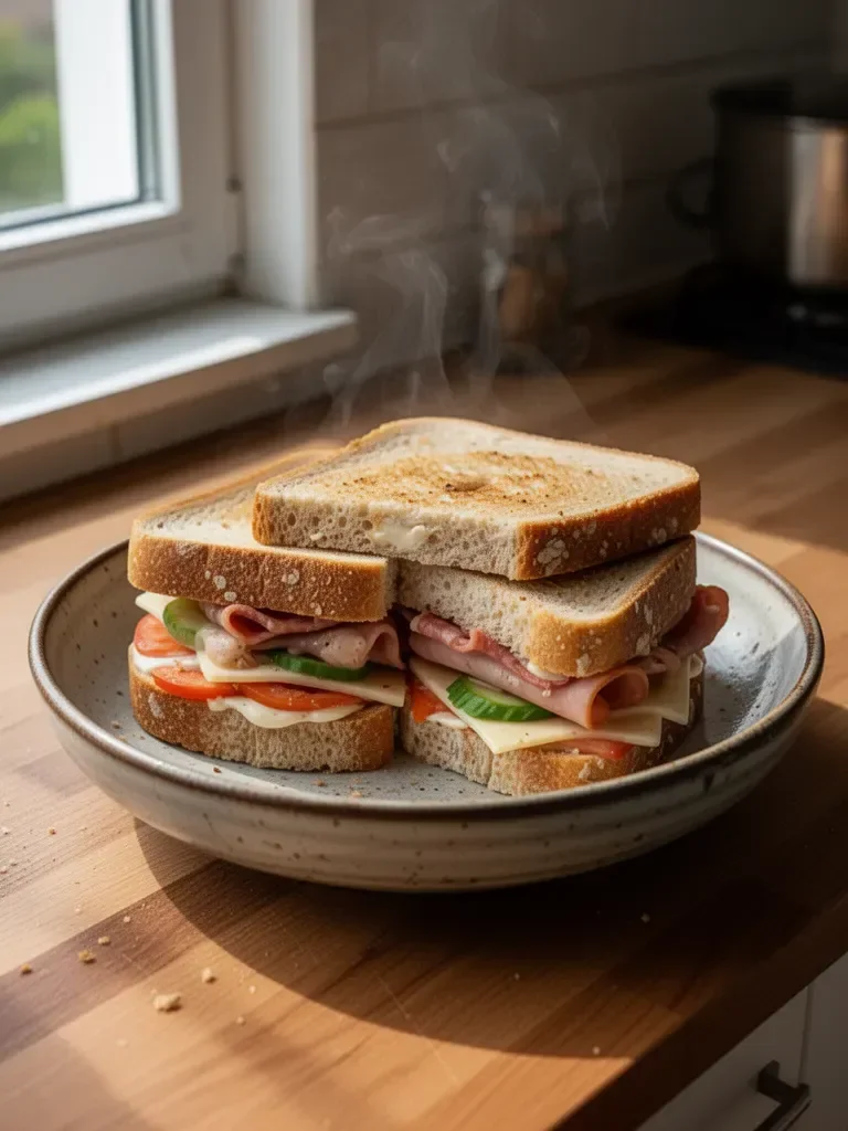 Einfache Tea-Club-Sandwiches