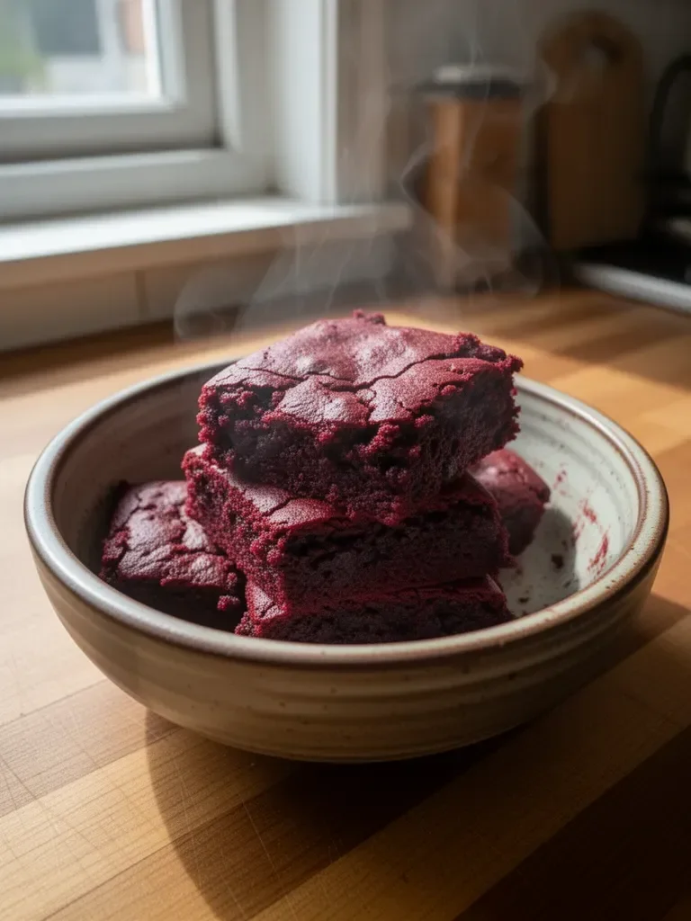 Fudgy Rotvelvet Brownies