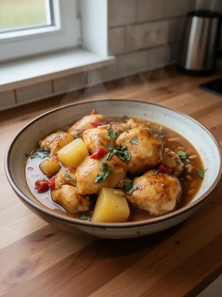 Hähnchen mit Ananas Rezept