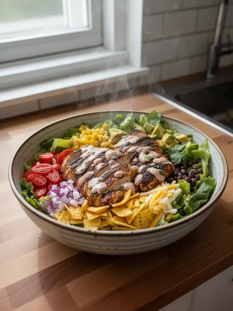 Hühnchen-Taco-Salat