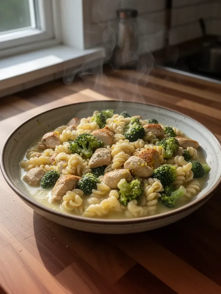 Hühnchen und Brokkoli in Zitronensauce