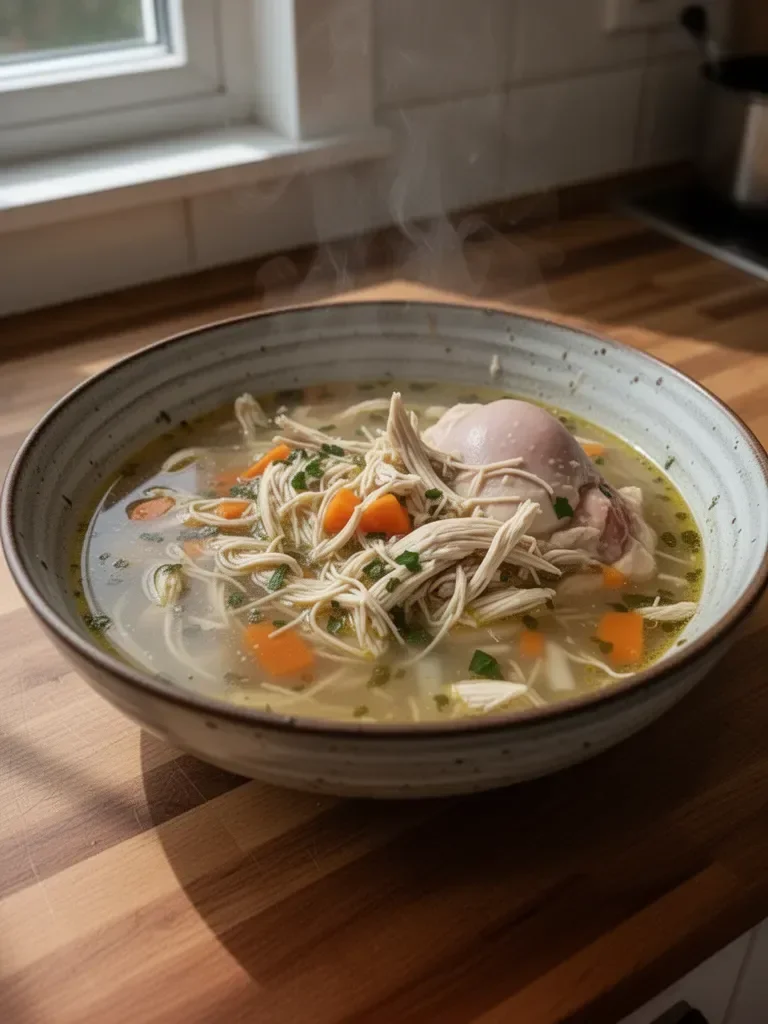 Hühnchensuppe mit Nudeln