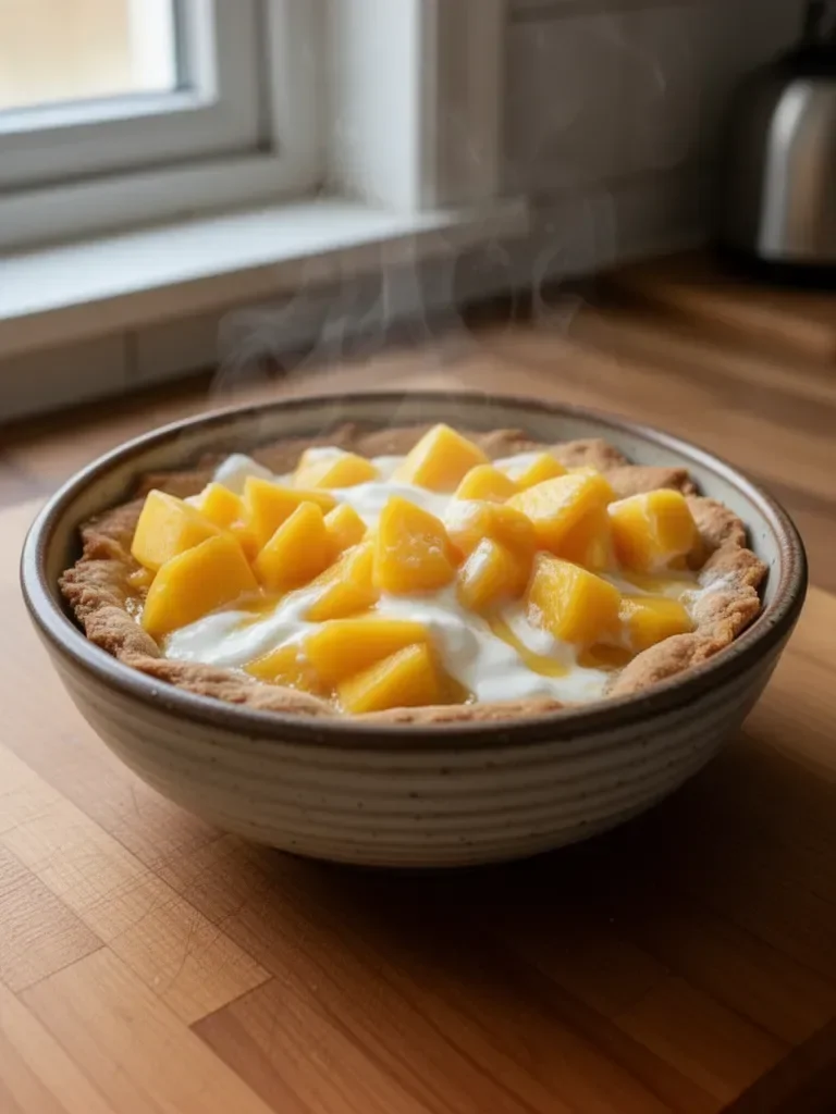 Kalter Mangodessert
