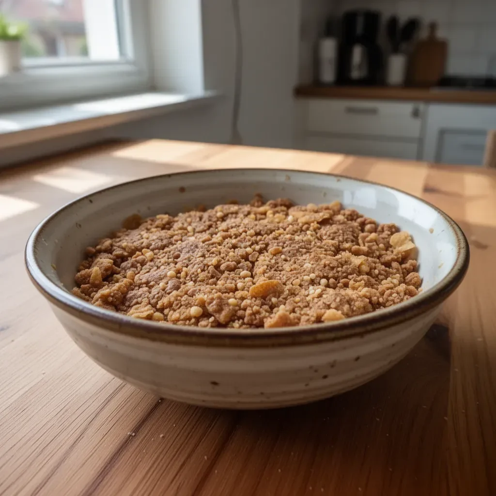 Knuspriger Keks für Dessertboden mit Praliné und Crêpes Dentelles