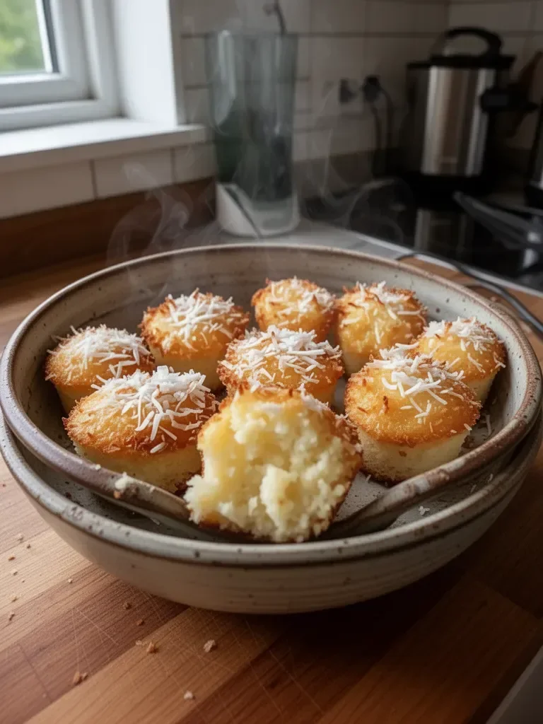Leckere und leichte portugiesische Kokosnusskuchen