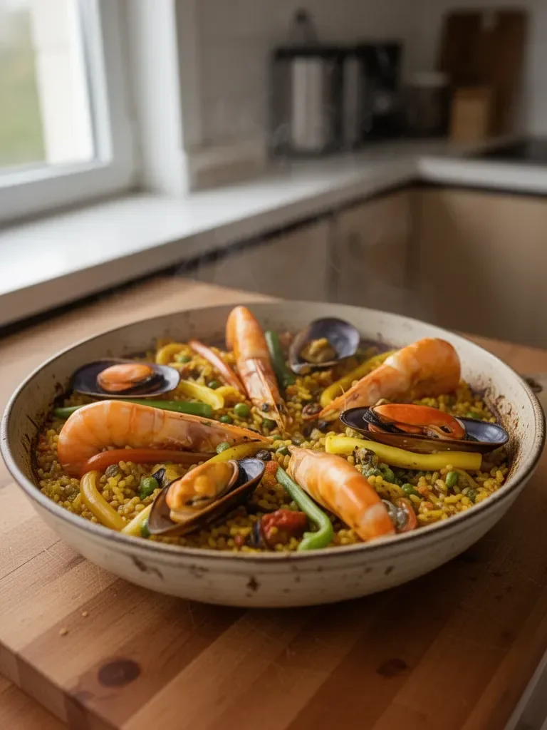 Meeresfrüchte-Paella