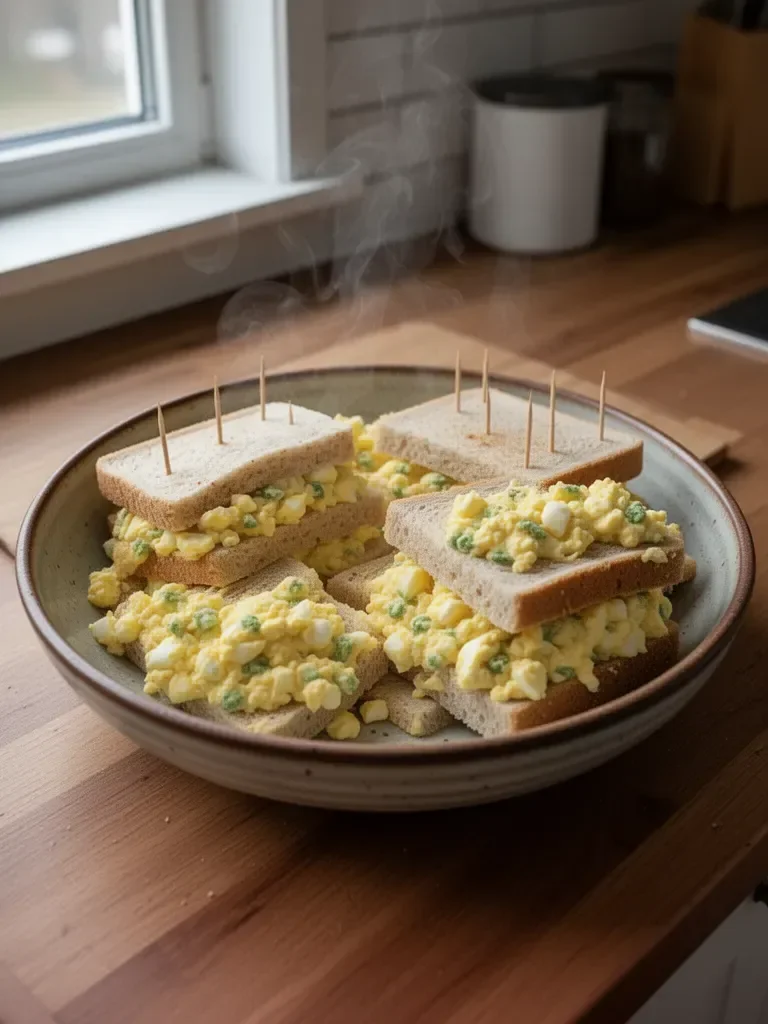 Mini-Eiersalat-Sandwiches