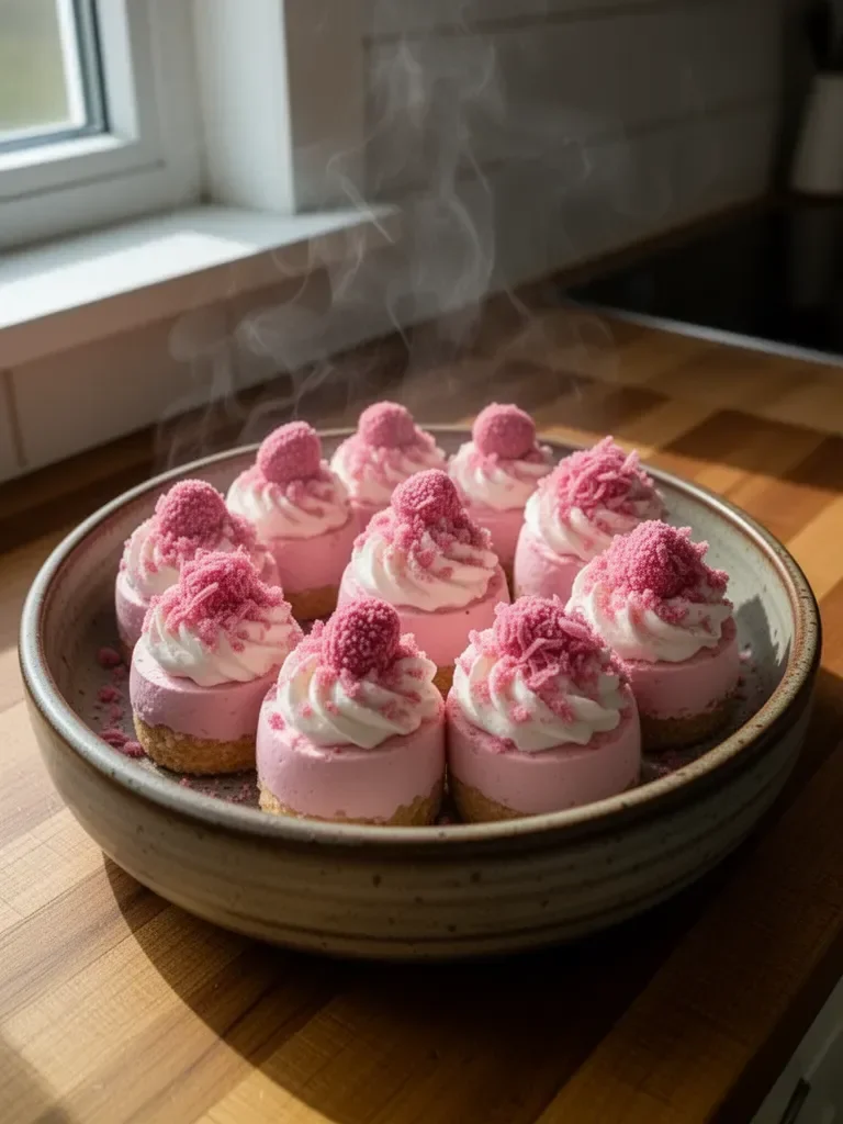Rosa Samt Käsebissen Ohne Backen