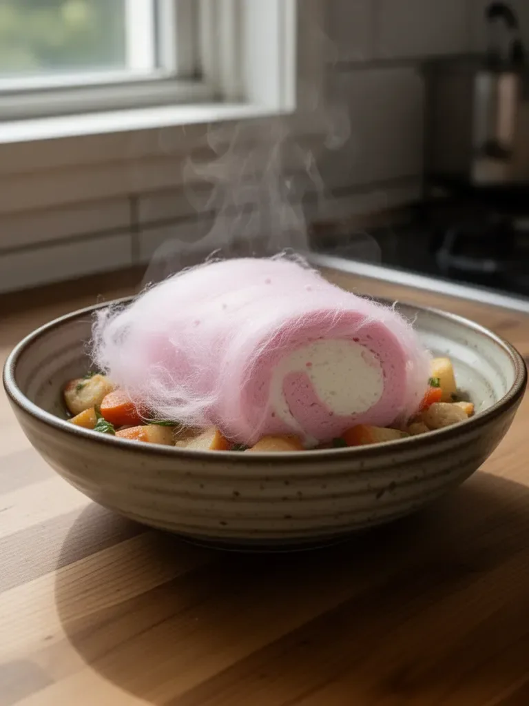 Schweizer Pastell aus japanischem Zuckerwatte